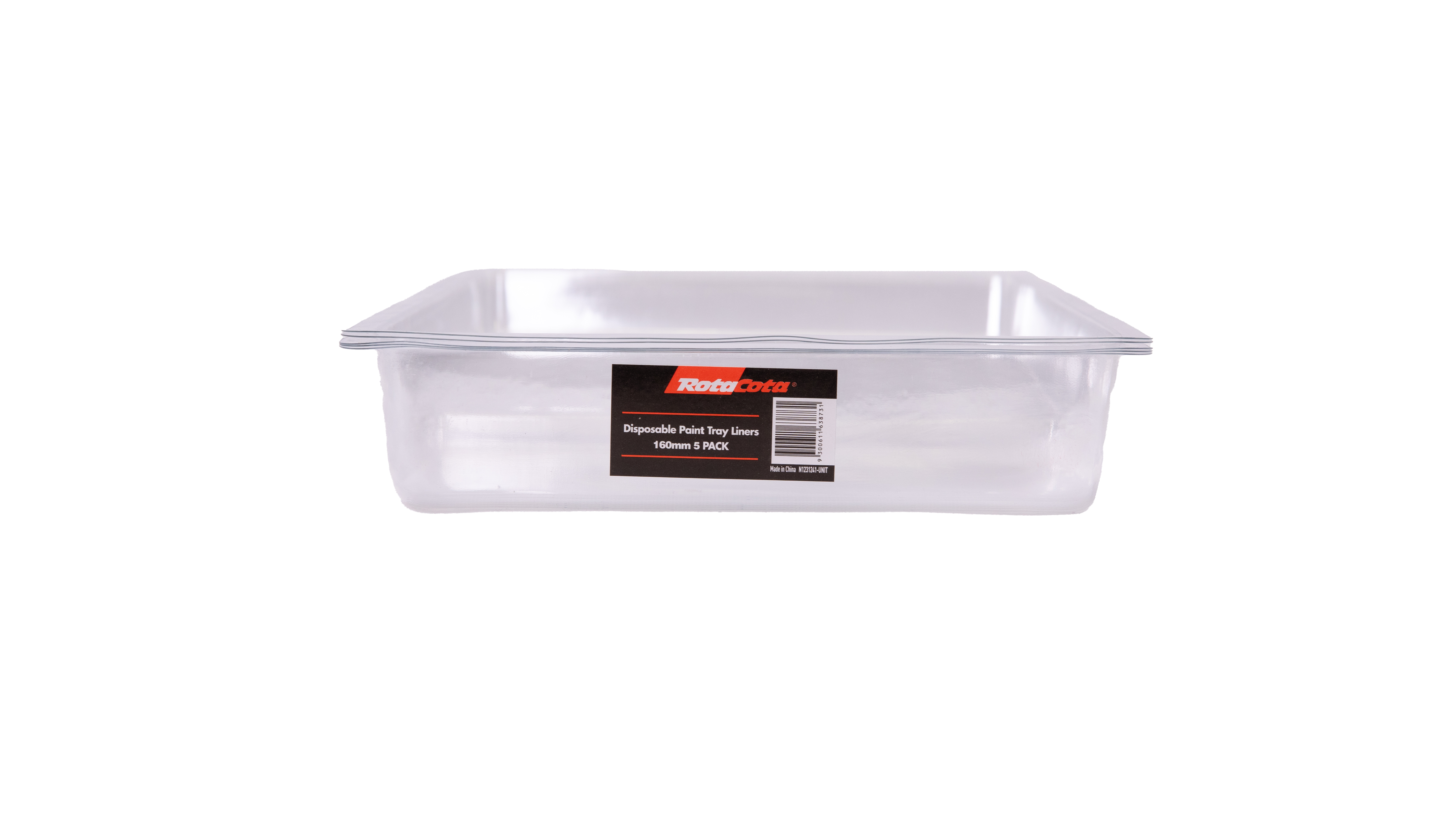 RotaCota Clear Disposable Tray Liners 160mm 5pk