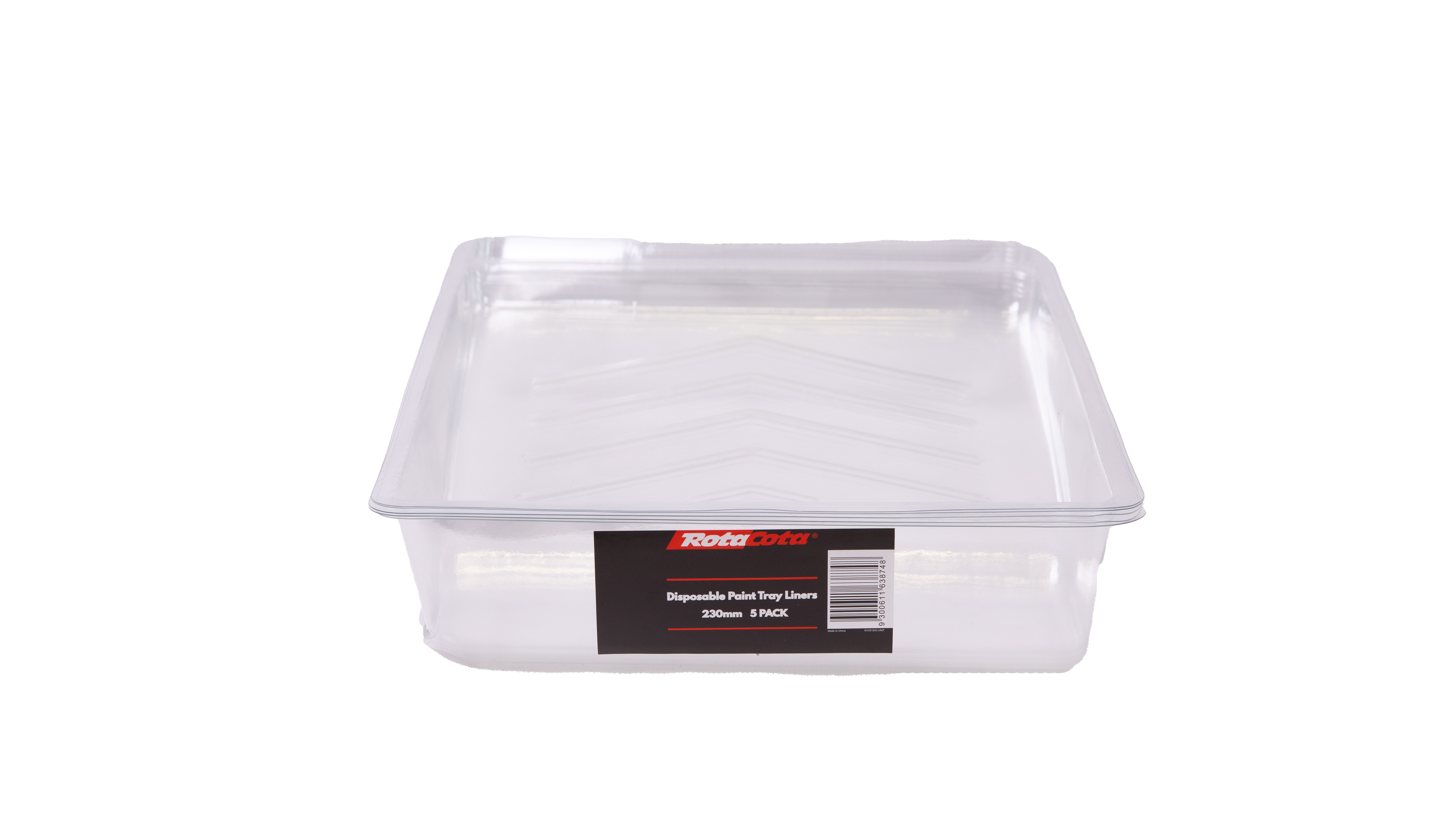 RotaCota Clear Disposable Tray Liners 230mm 5pk